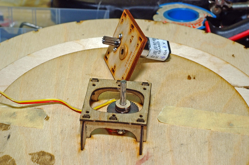 Bau einer 0e (0n30) Drehscheibe aus einem Lasercut Bausatz DSCF9178